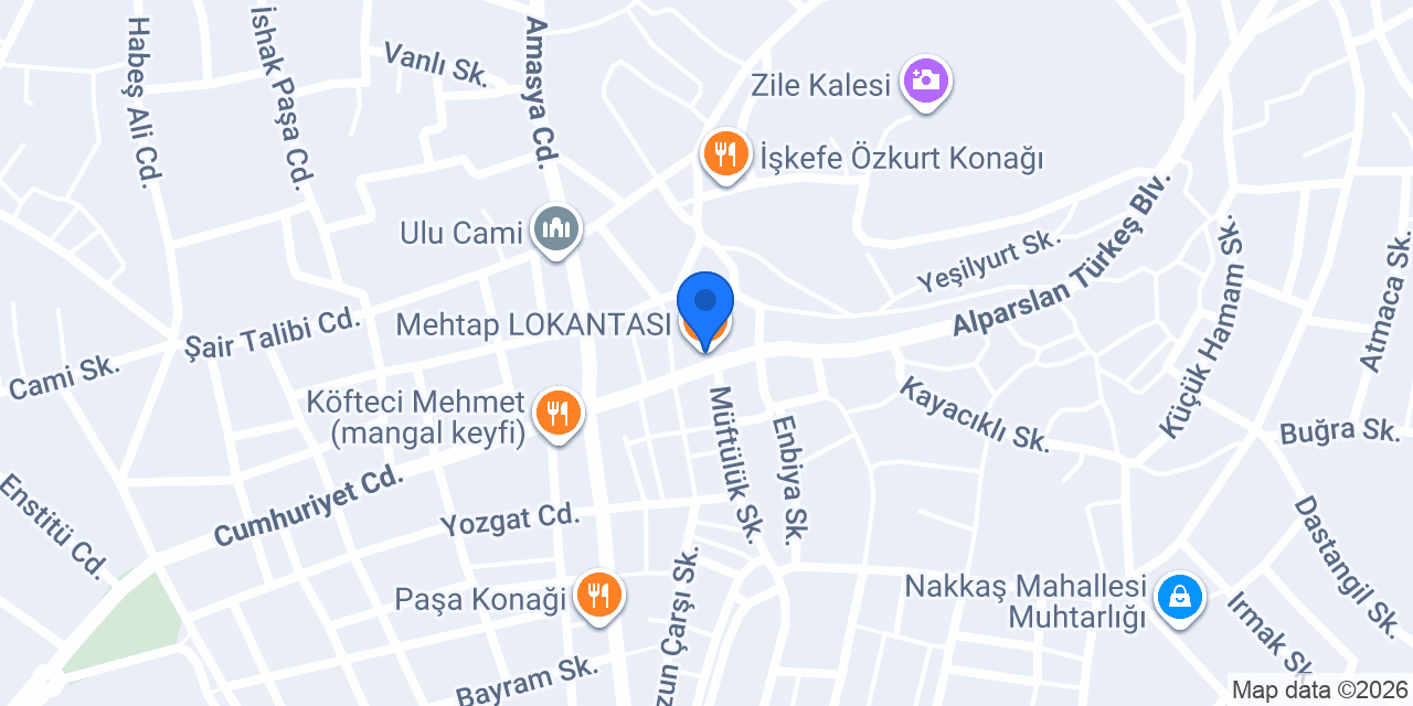 Mehtap LOKANTASI konumu
