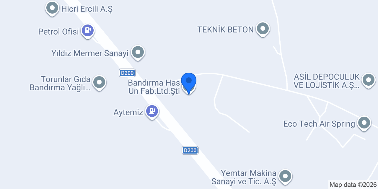 Bandırma Has Un Fab.Ltd.Şti. konumu