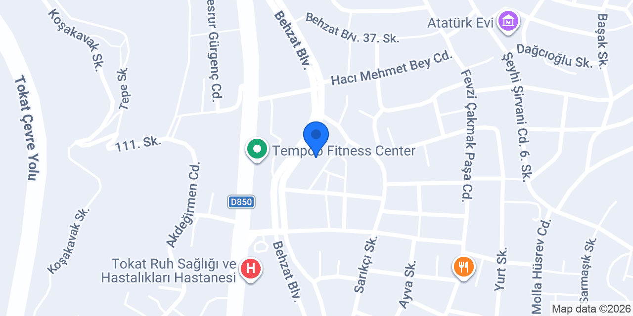 Tokat Avize konumu