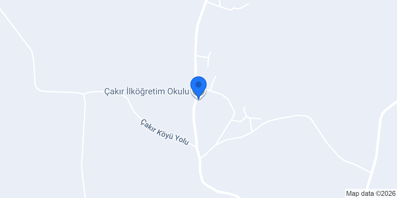 Çakır İlköğretim Okulu konumu