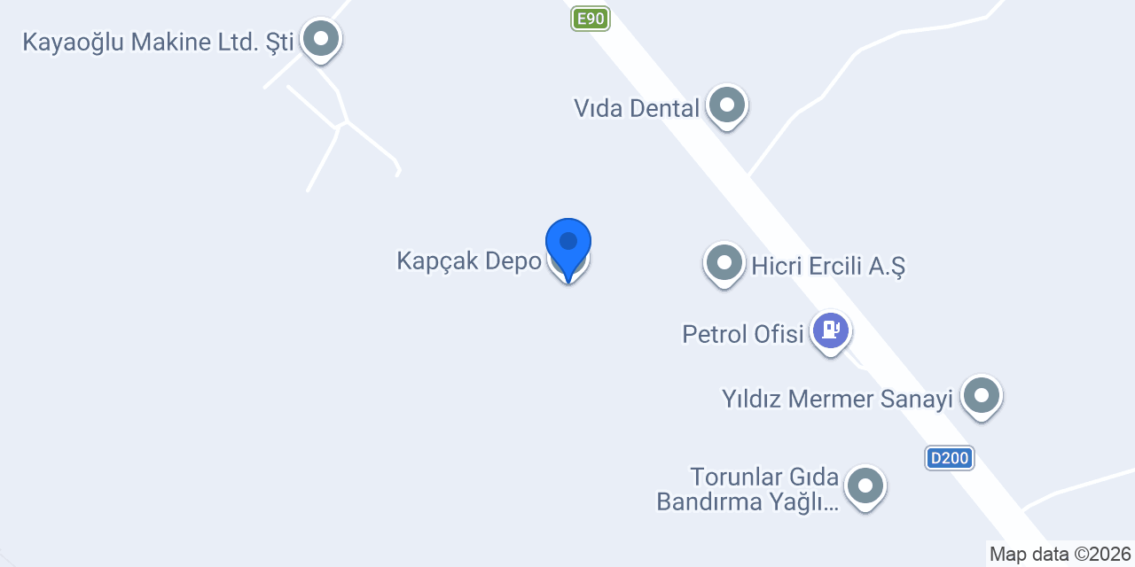 Kapçak Depo konumu