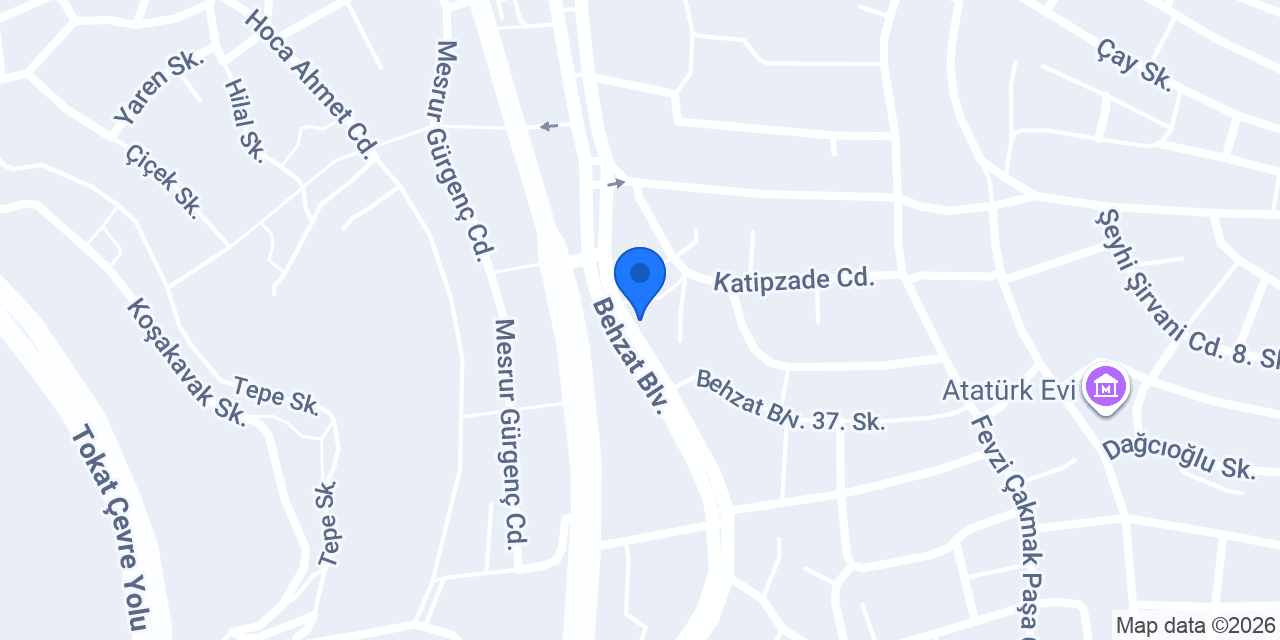 Tokat Ay Turizm konumu
