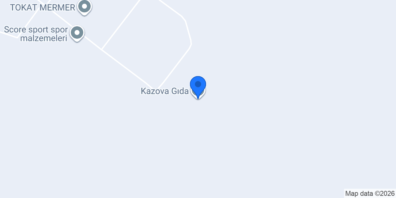 Kazova Gıda konumu