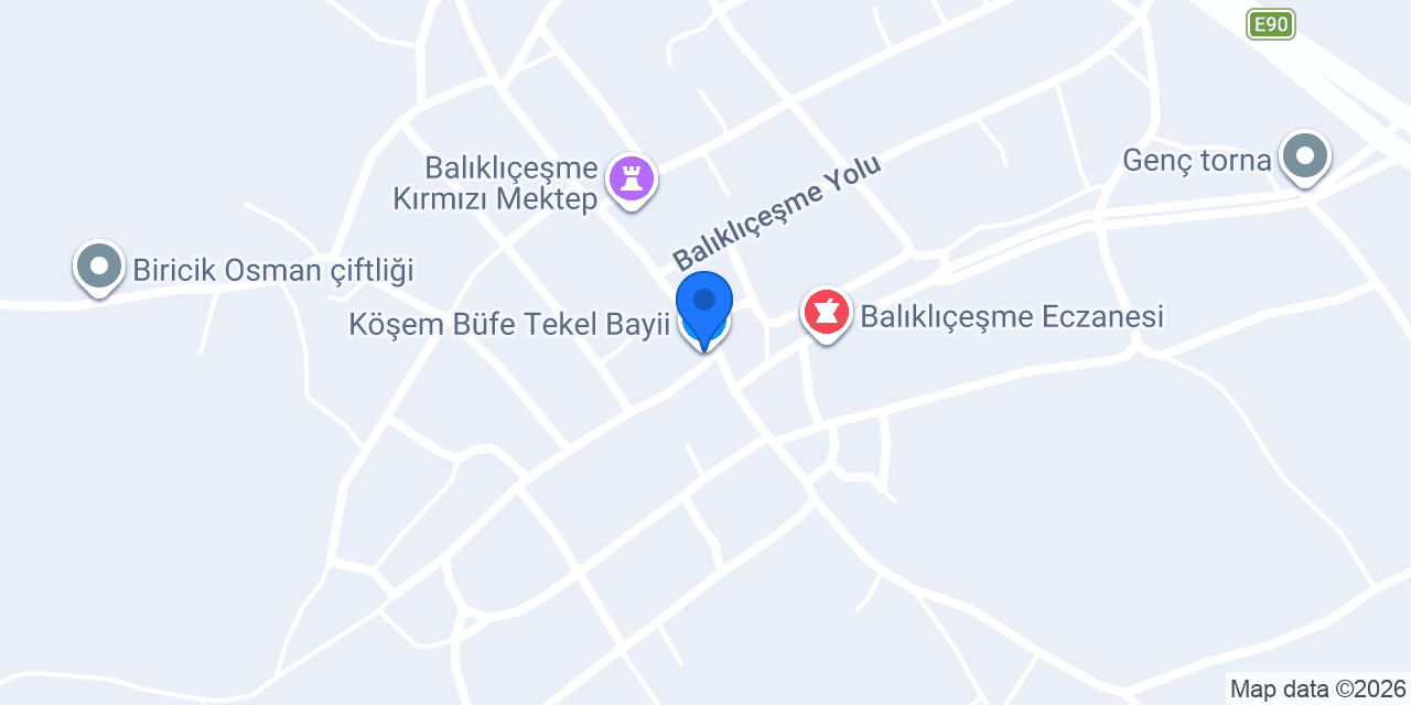 Köşem Büfe Tekel Bayii konumu