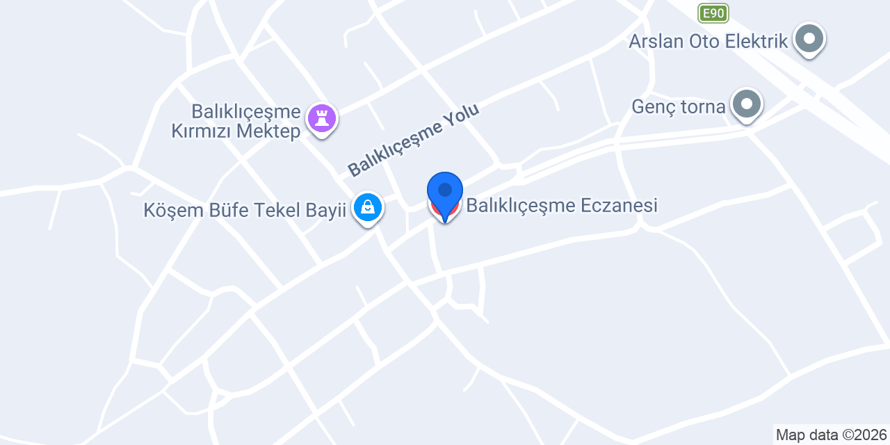 Balıklıçeşme Eczanesi konumu