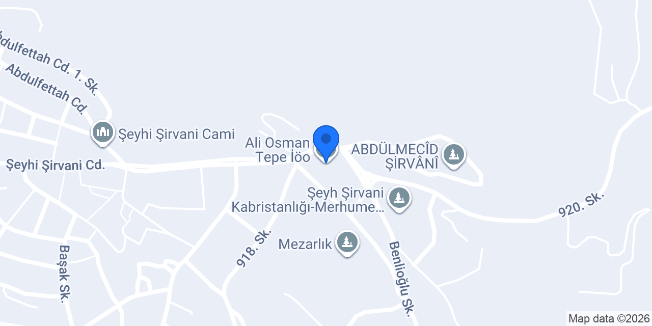 Ali Osman Tepe İöo konumu