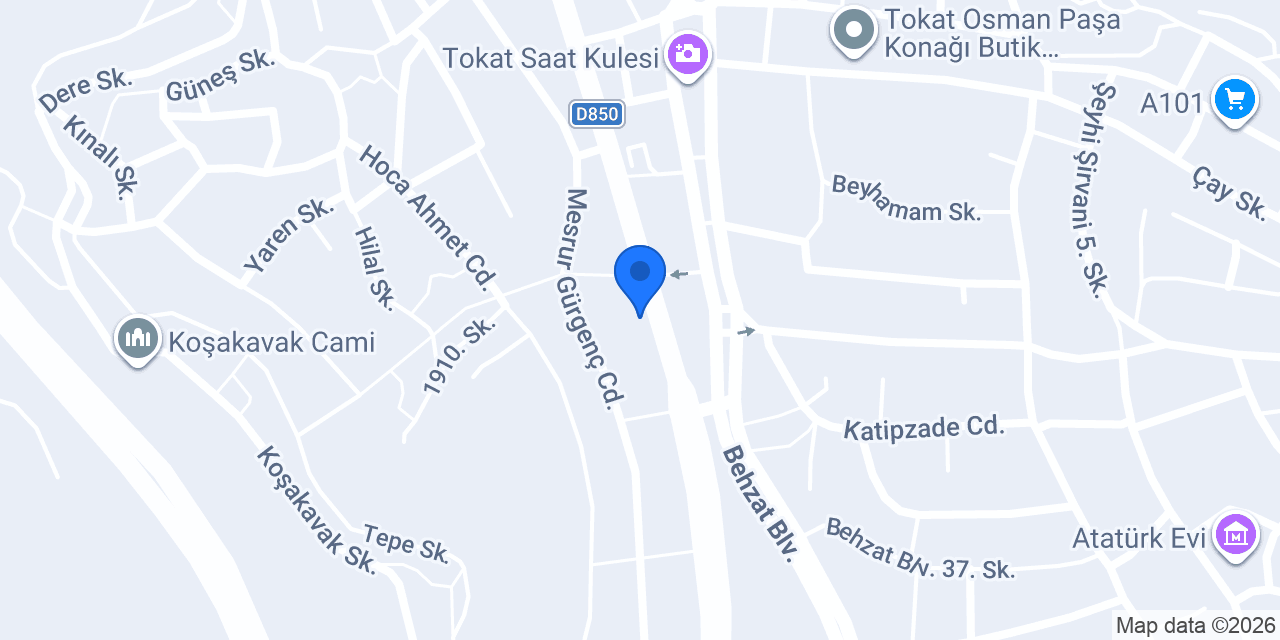 Kuşakoğlu Halı konumu