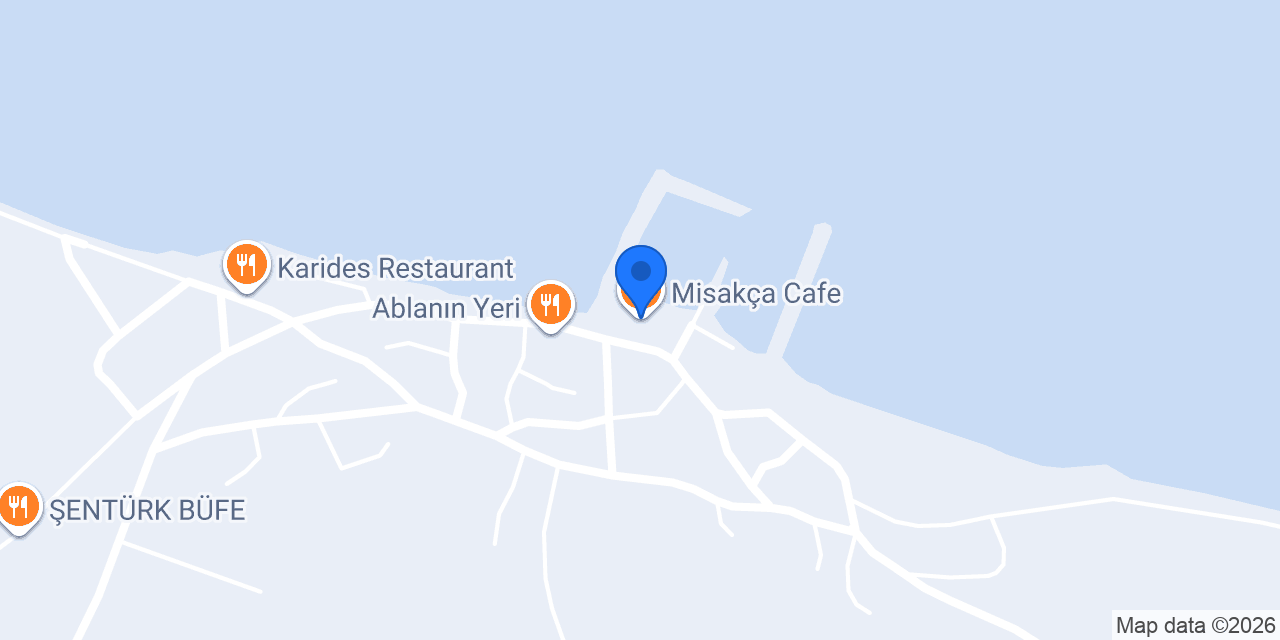 Misakça Cafe konumu