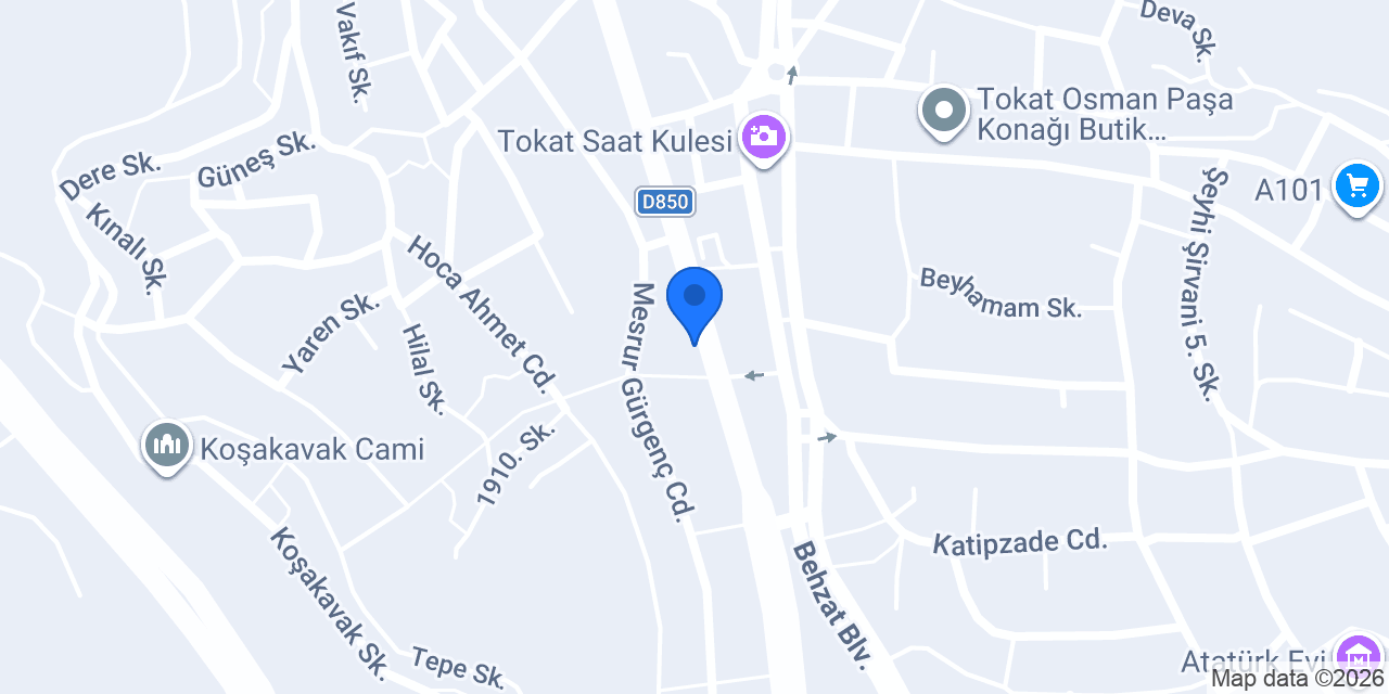 Natural Çiçek Dünyası konumu