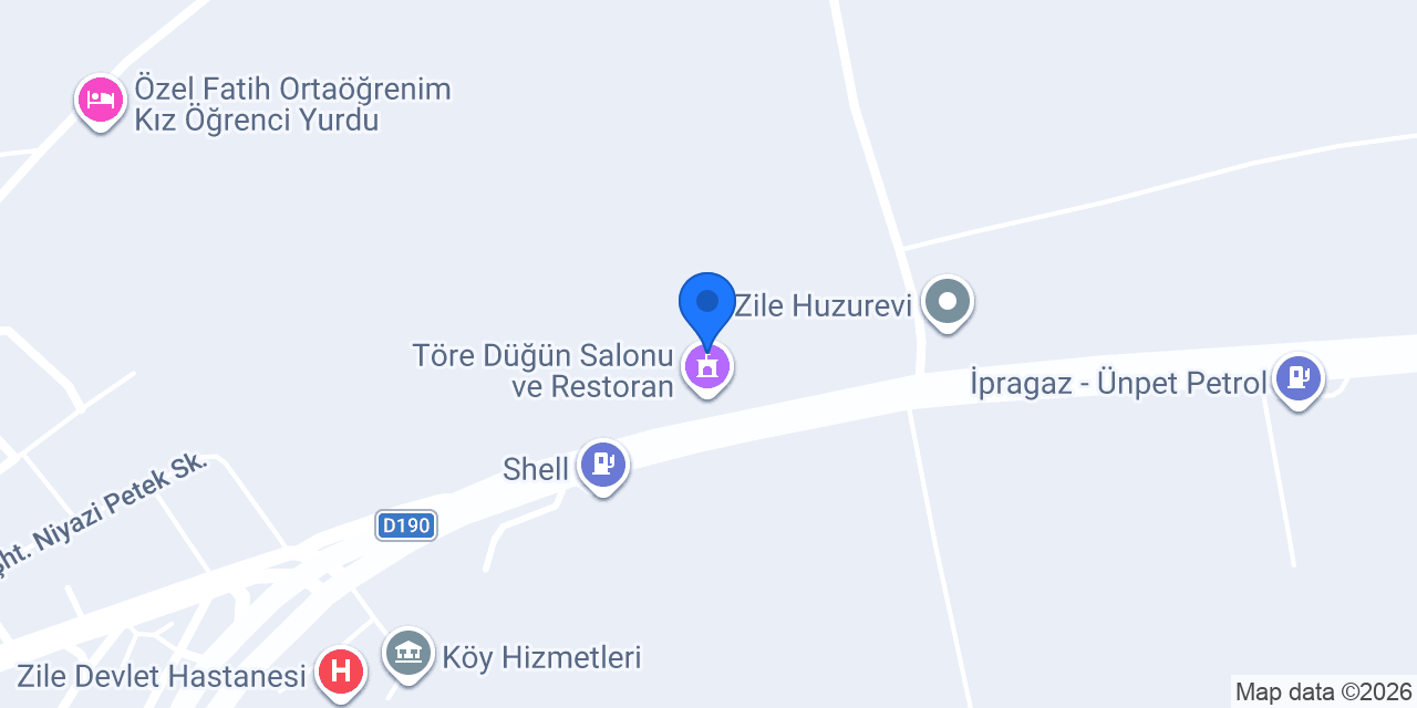 Töre Sosyal Tesisleri konumu