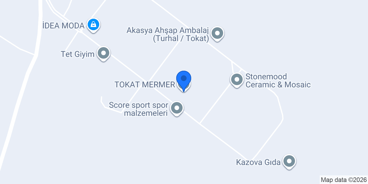 TOKAT MERMER konumu