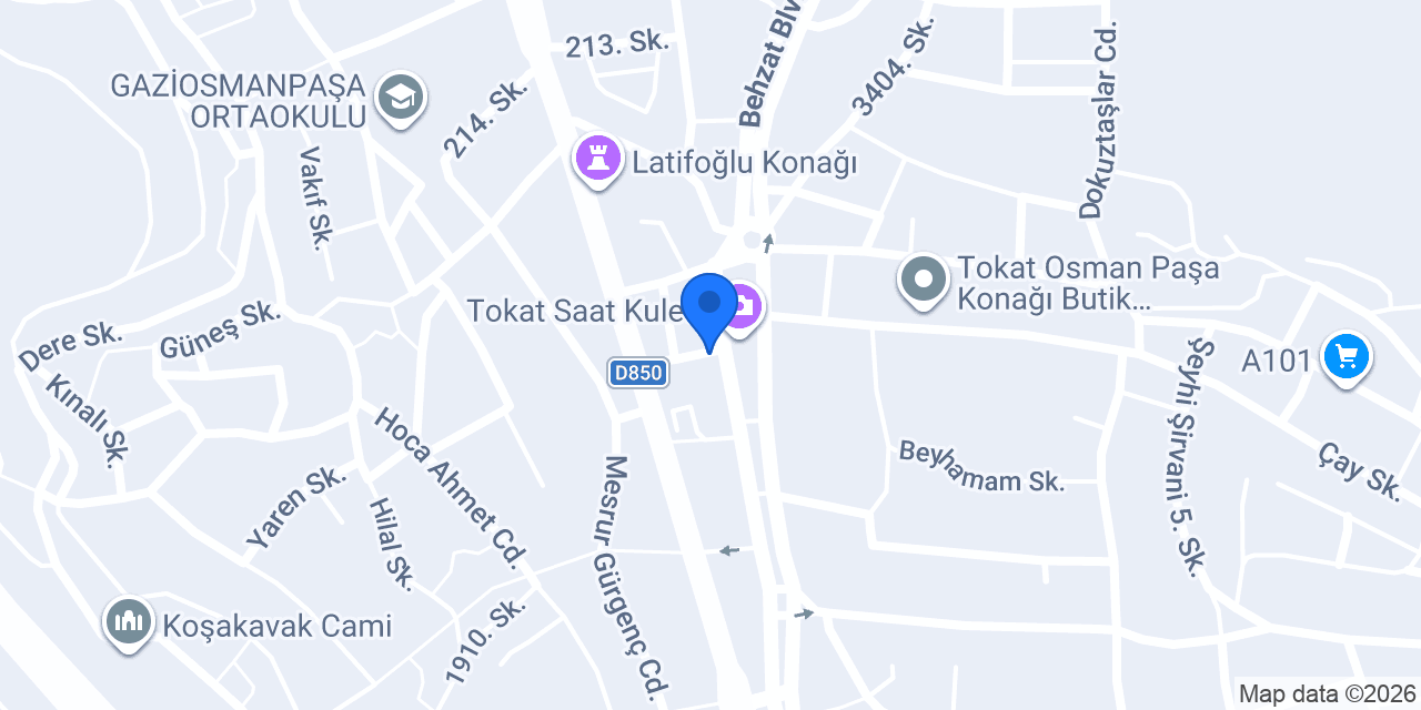 Behzat Taksi konumu