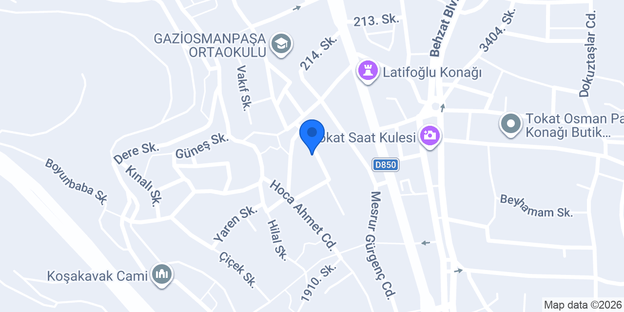 Ülkü İlkokulu konumu