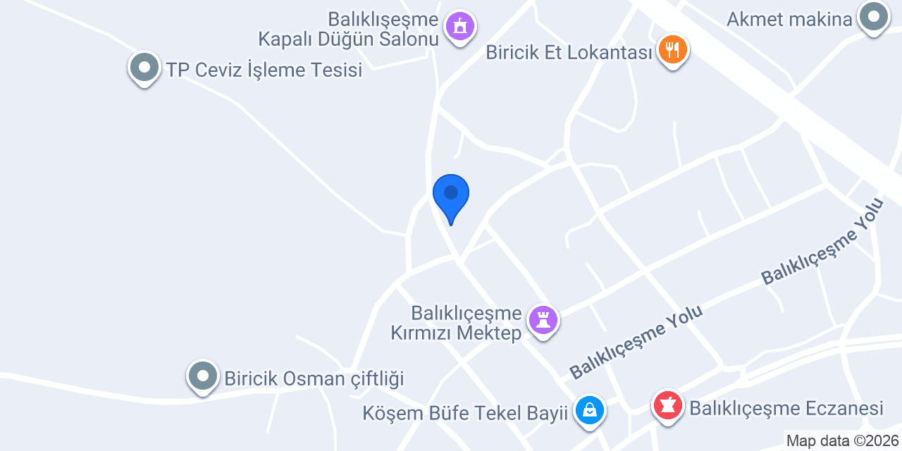 Balıklıçeşme Sağlık Ocağı konumu