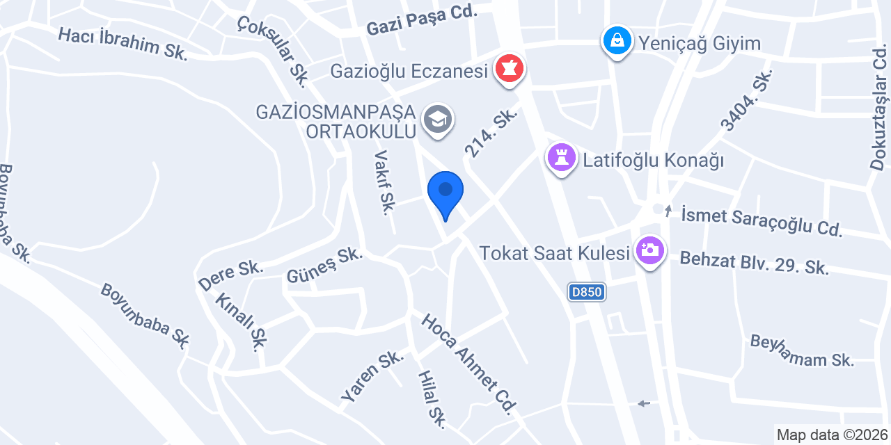 Hekimoğlu Eczanesi konumu