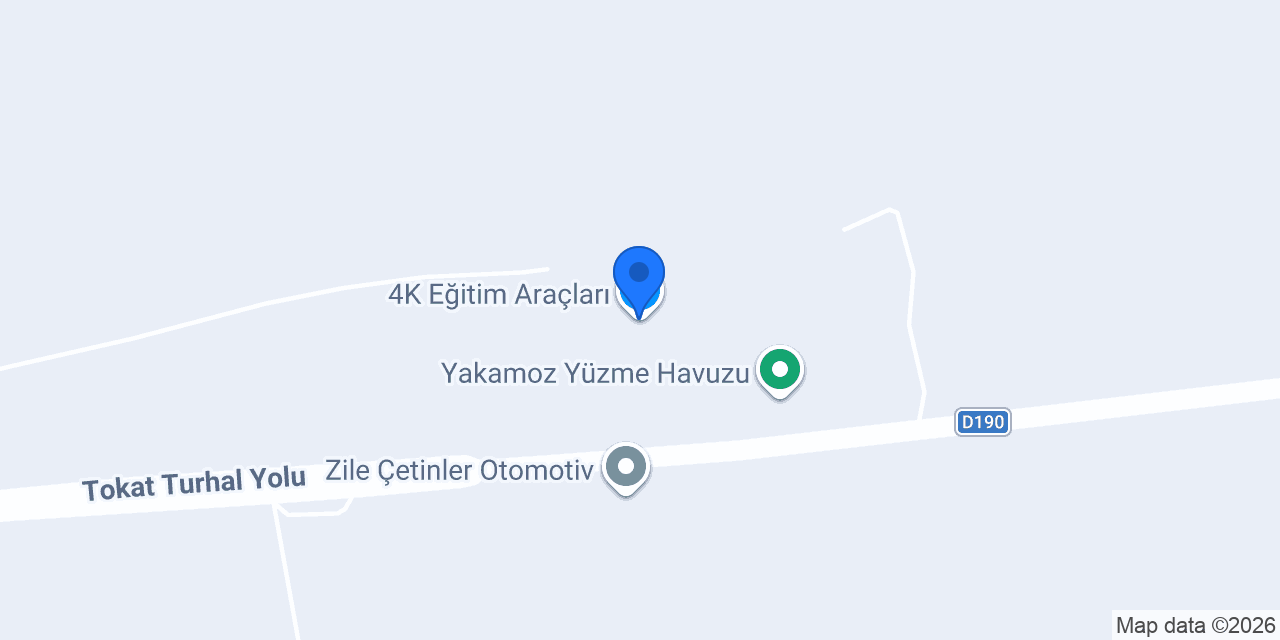 4K Eğitim Araçları konumu