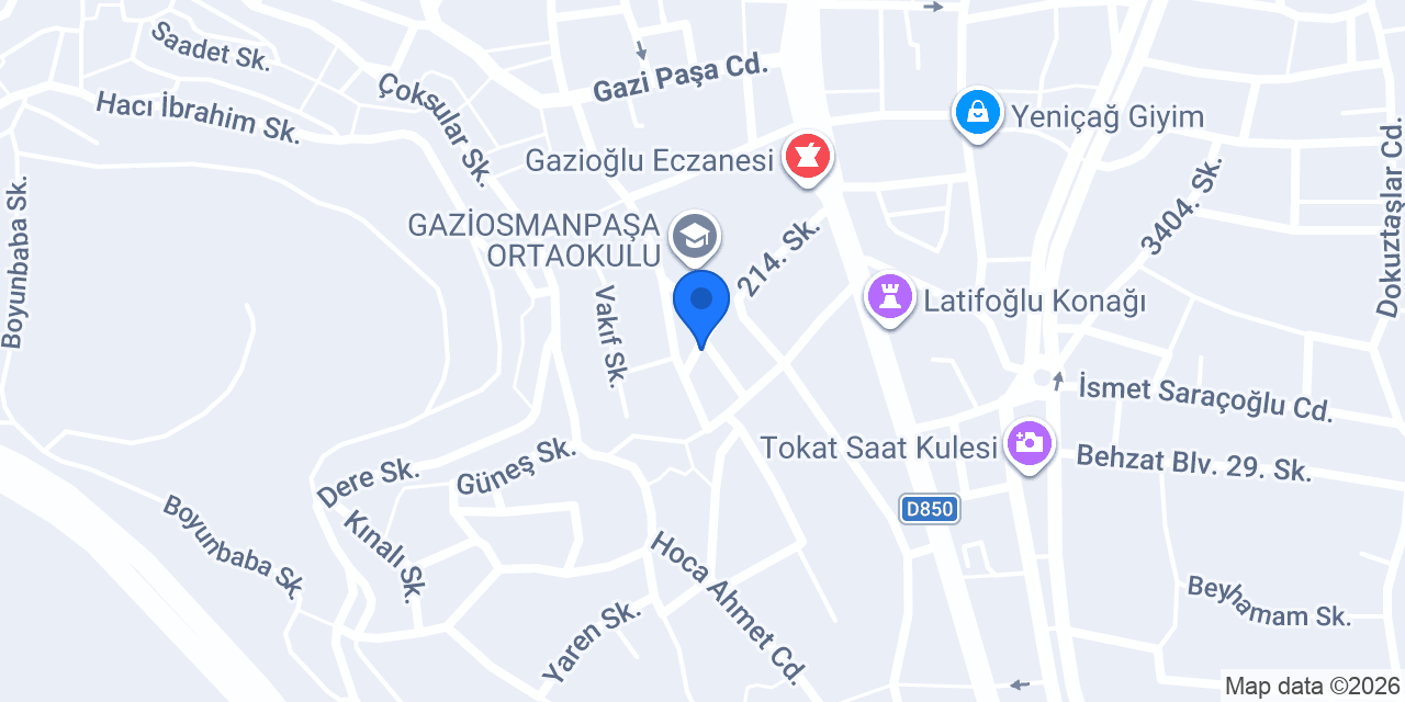 KOÇ Mimarlık konumu
