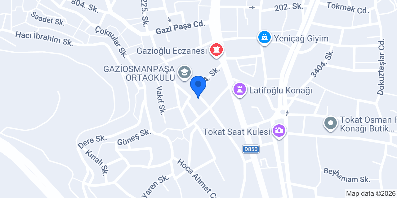 Av. Merve BIÇAKÇI konumu