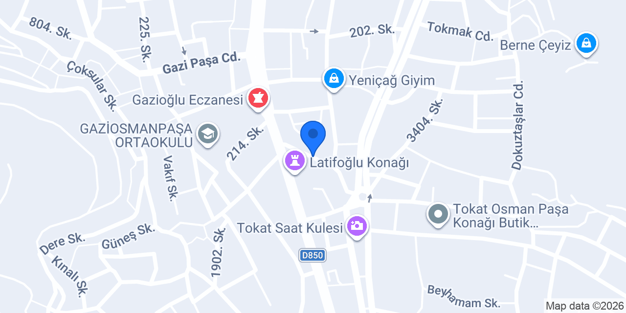 Dinçöz Apart konumu