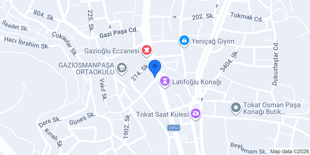 Sigortambir Tokat Şubesi konumu