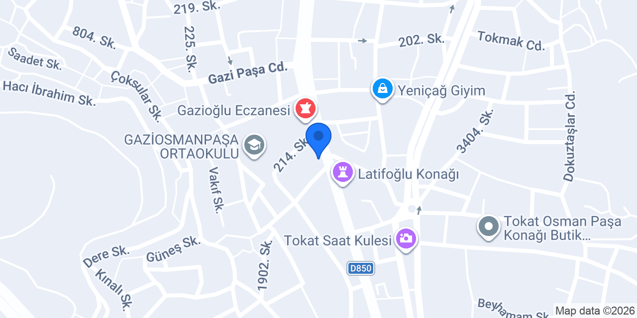 Topçam Eczanesi konumu