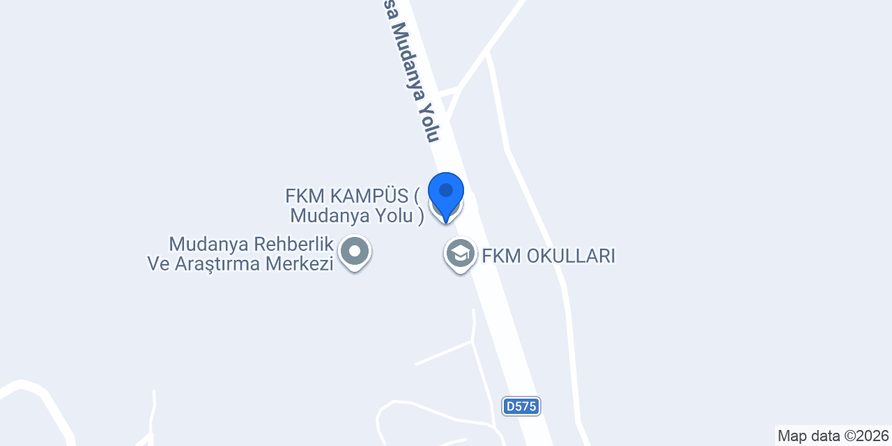 FKM KAMPÜS ( Mudanya Yolu ) konumu