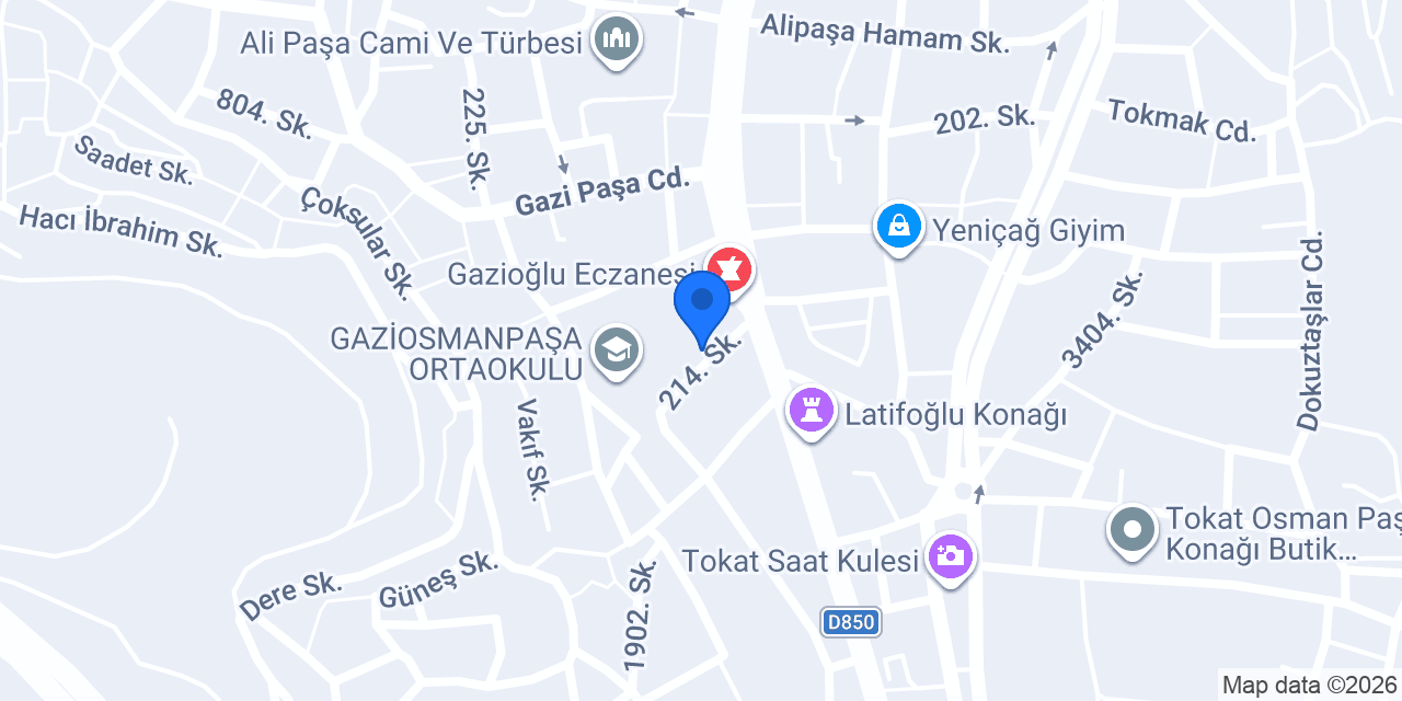 GENCALOĞLU HUKUK BÜROSU konumu