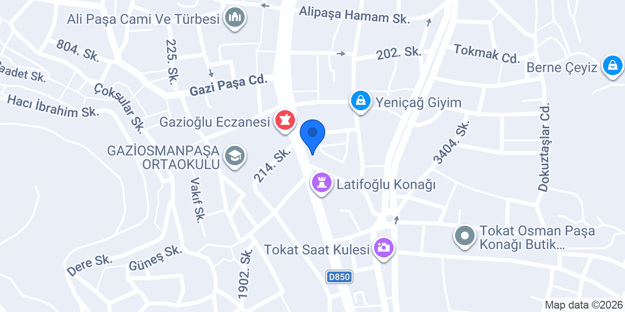 Kasap mert konumu