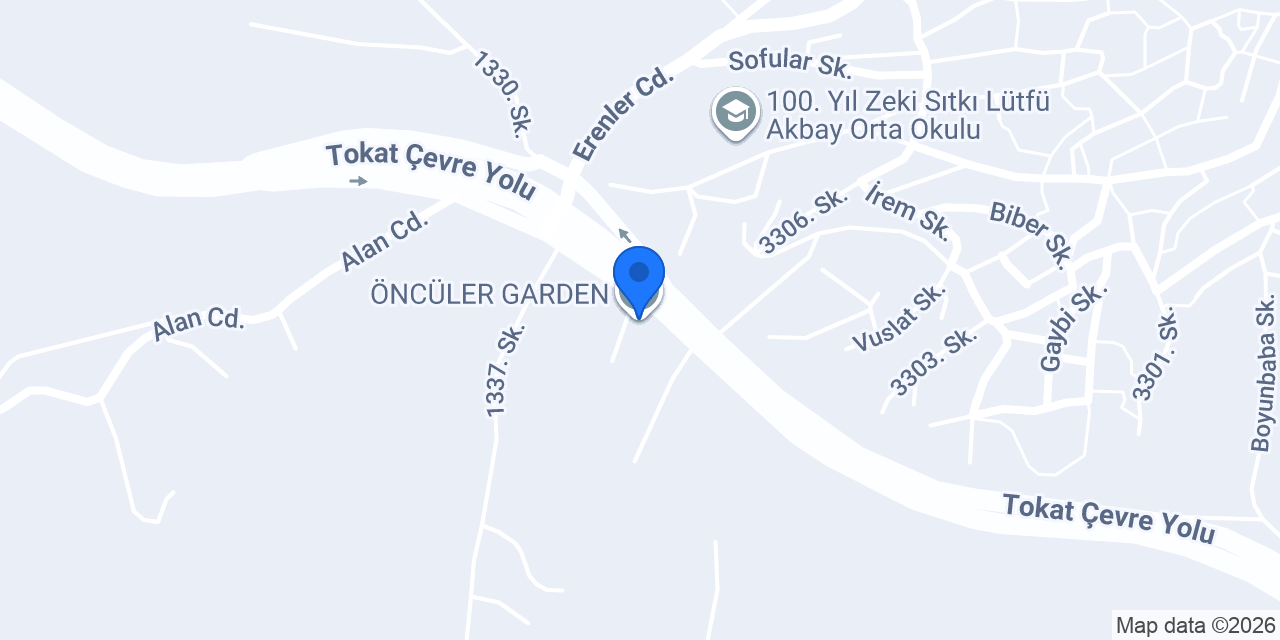 ÖNCÜLER GARDEN konumu