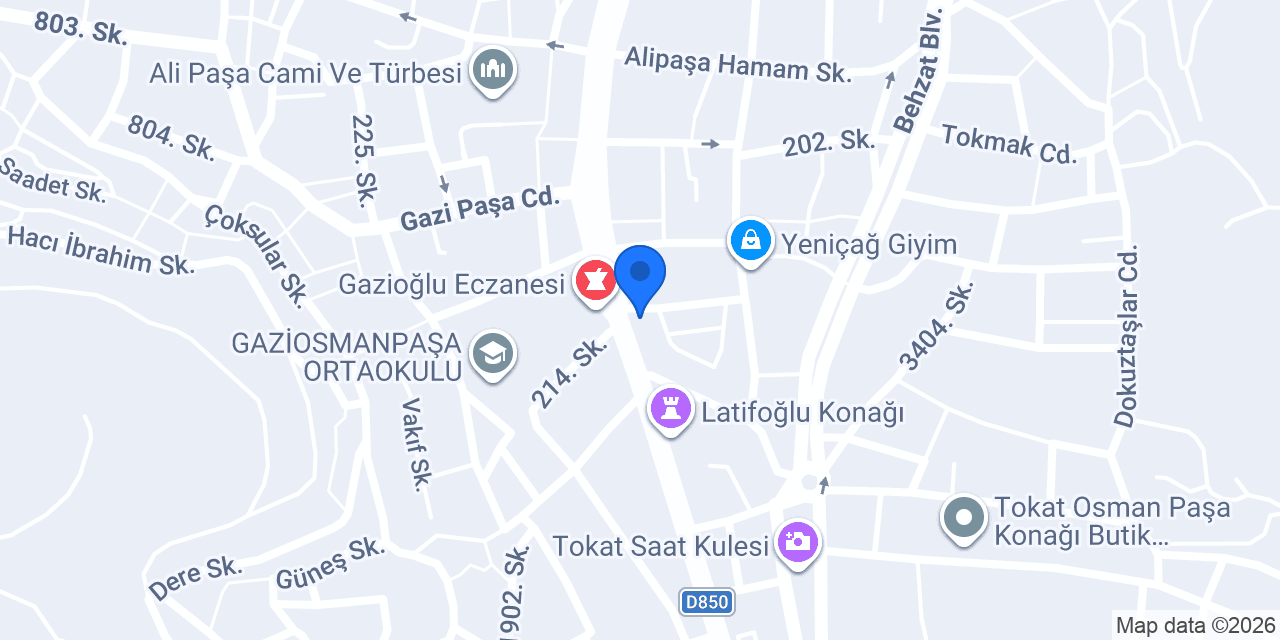 Av. Doğan Aktaş konumu