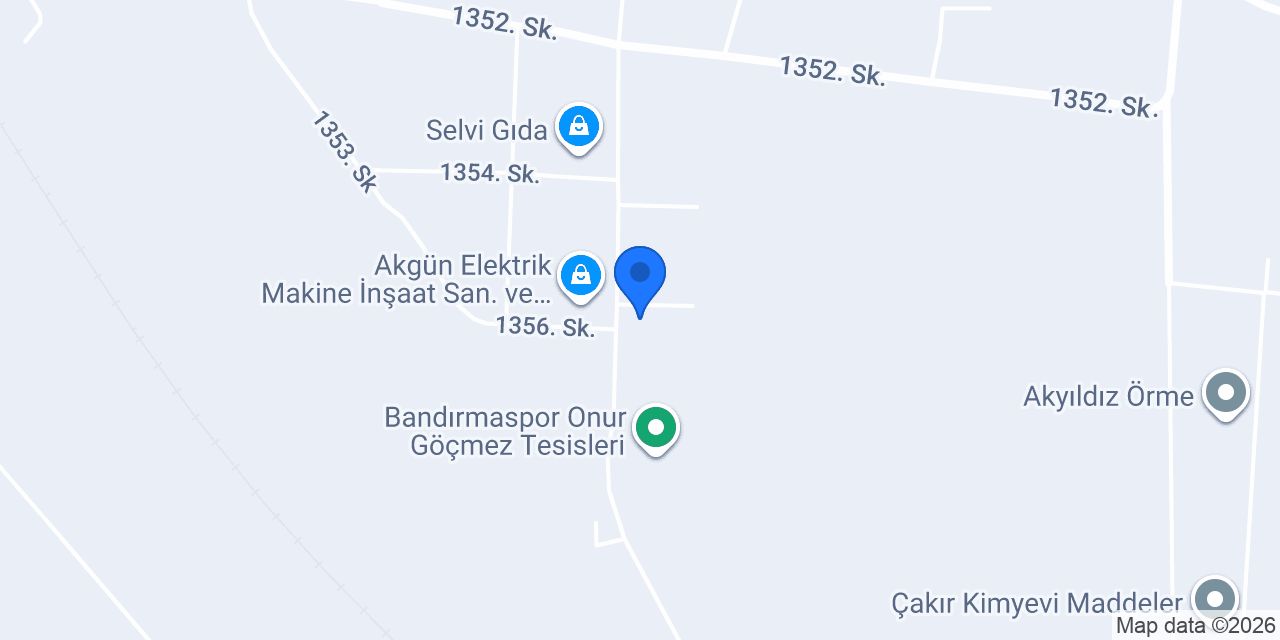 Atçı Makina konumu