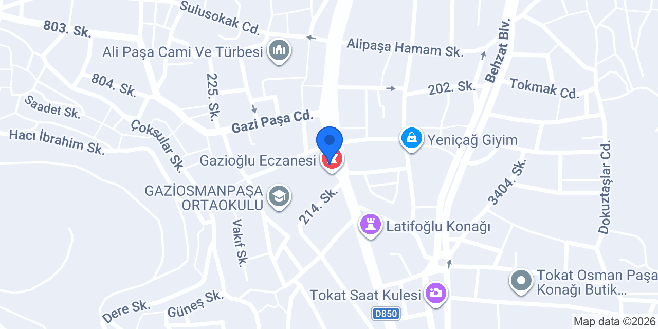 Tokat Voldem Sigorta konumu