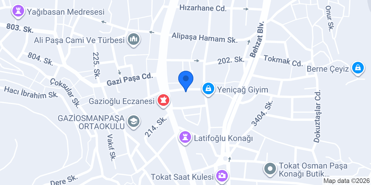 Gaziantep Sultan Kebap konumu