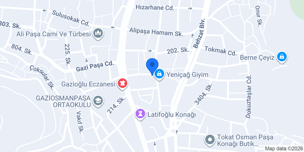 Tokat 2. Noterliği konumu