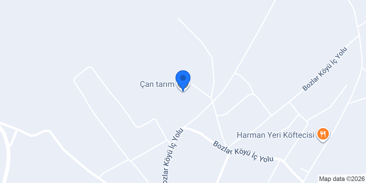 Çan tarım konumu
