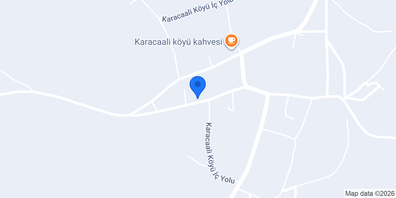 Karacaali Köyü Muhtarlığı konumu