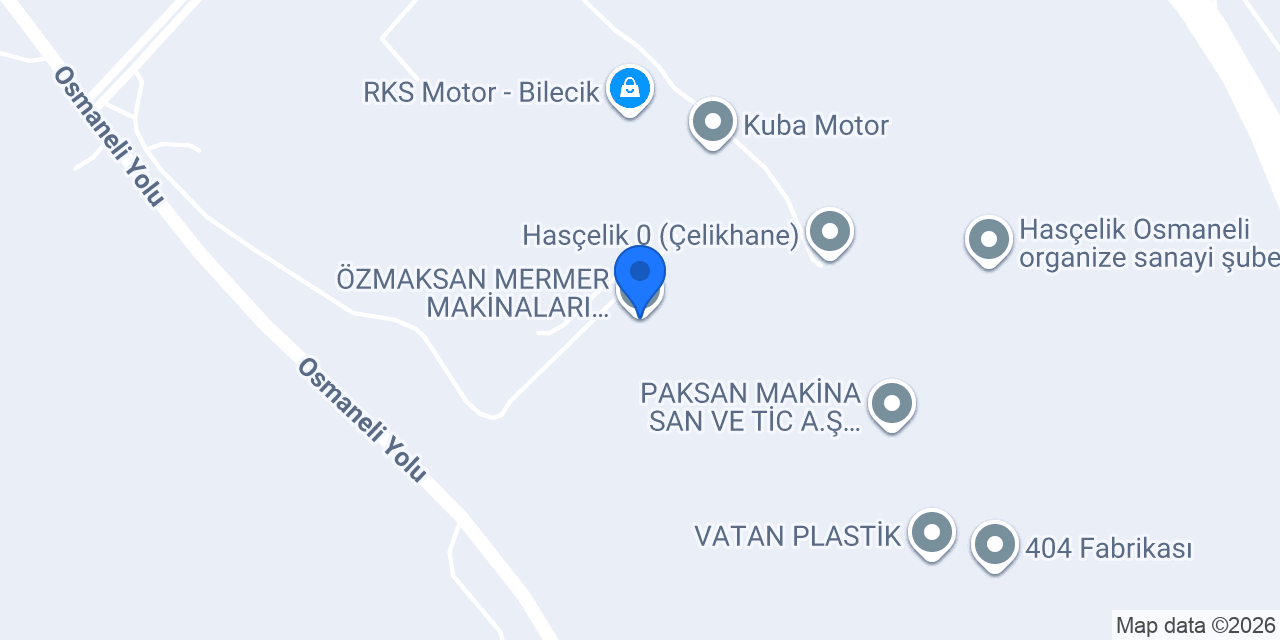 ÖZMAKSAN MERMER MAKİNALARI OSMANELİ konumu