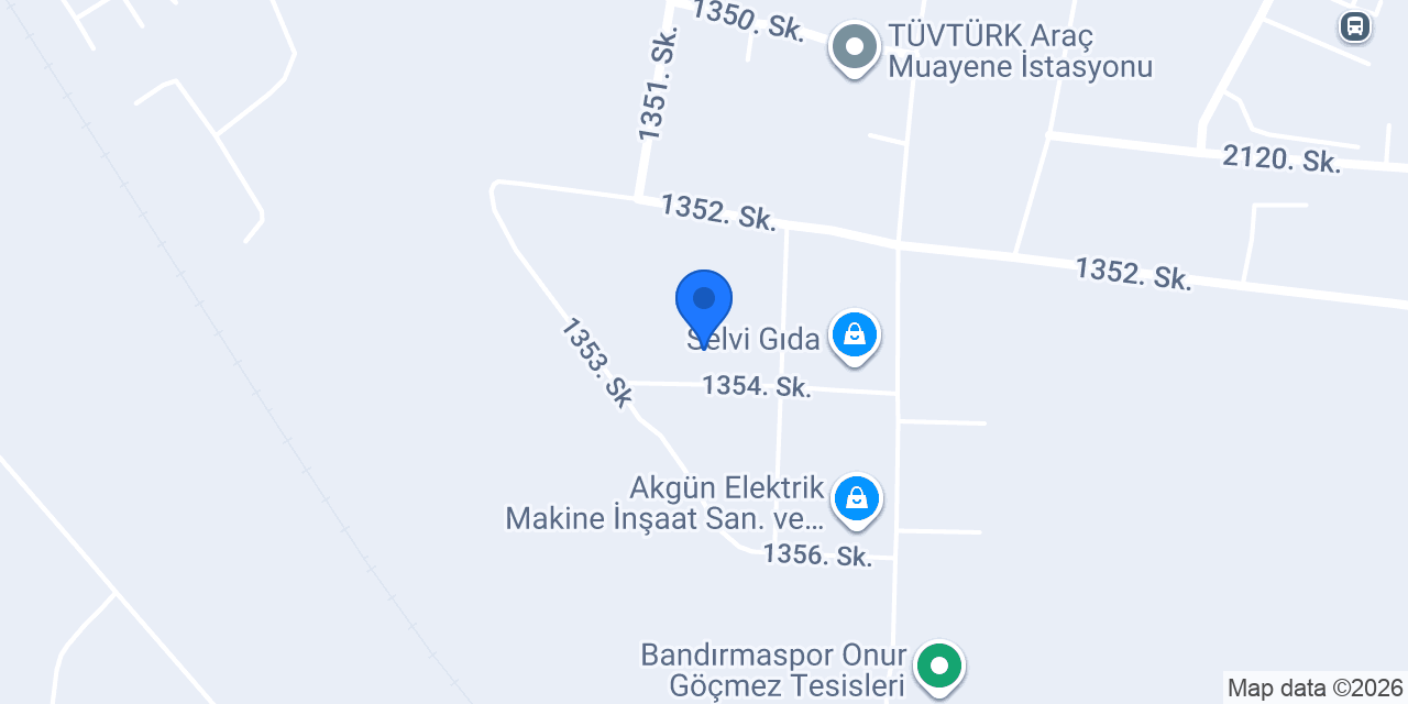 Balcı Makine konumu