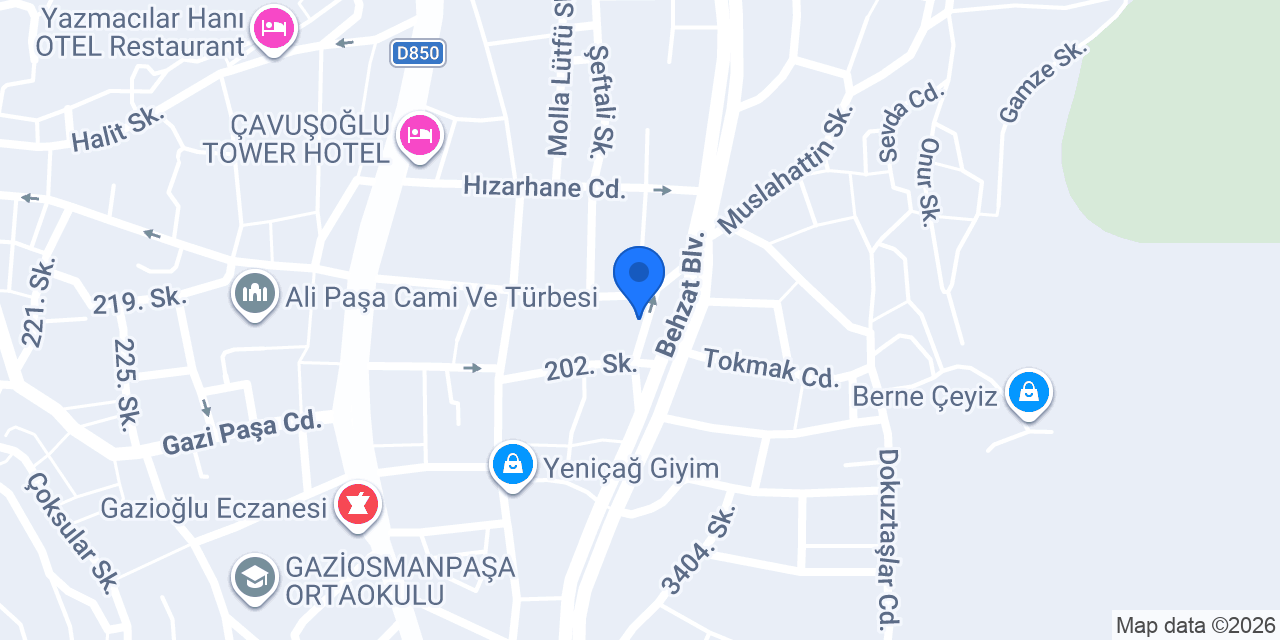 İçtihat Hukuk Bürosu konumu