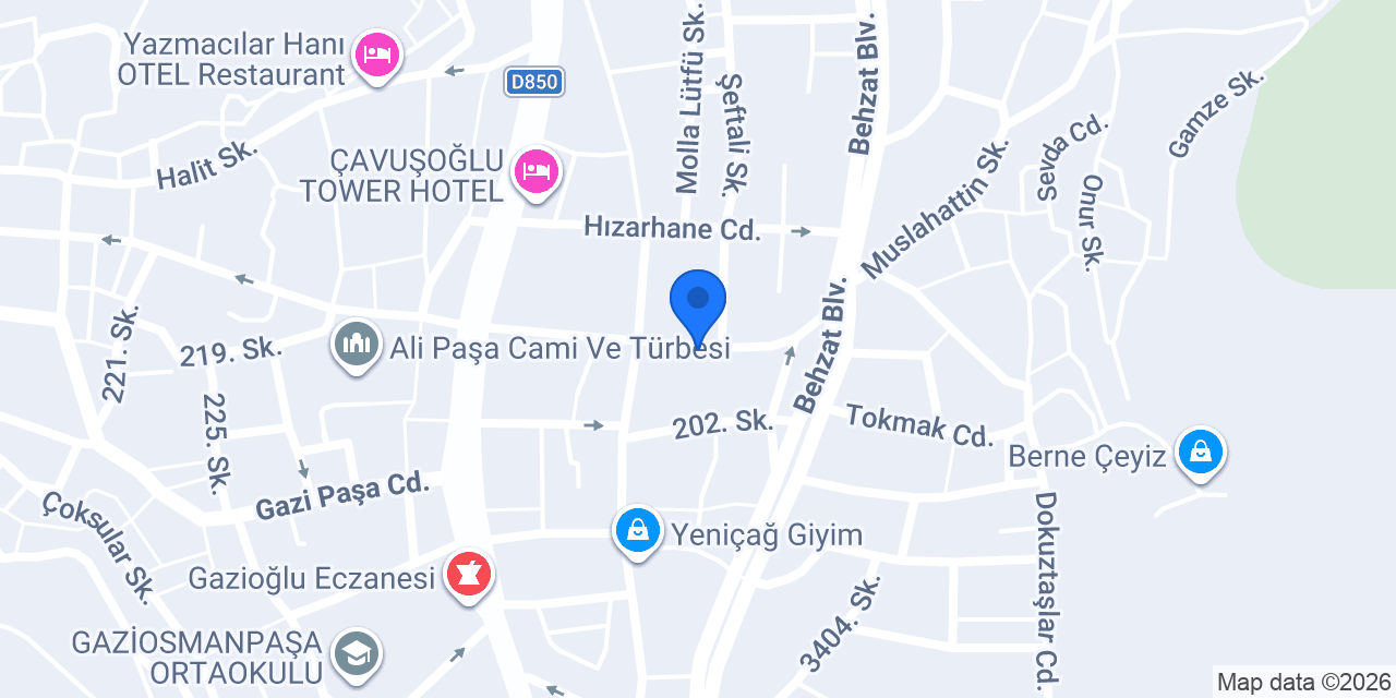 Duman terzi, kumaş evi konumu