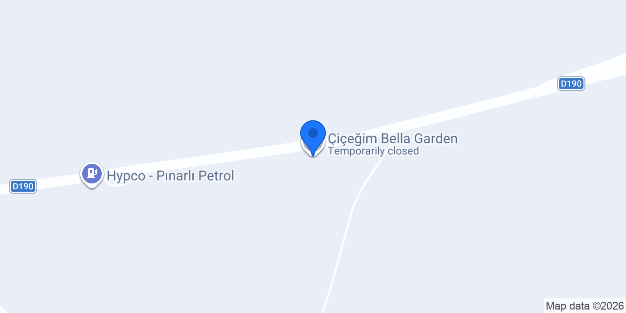 Çiçeğim kır bahçesi konumu