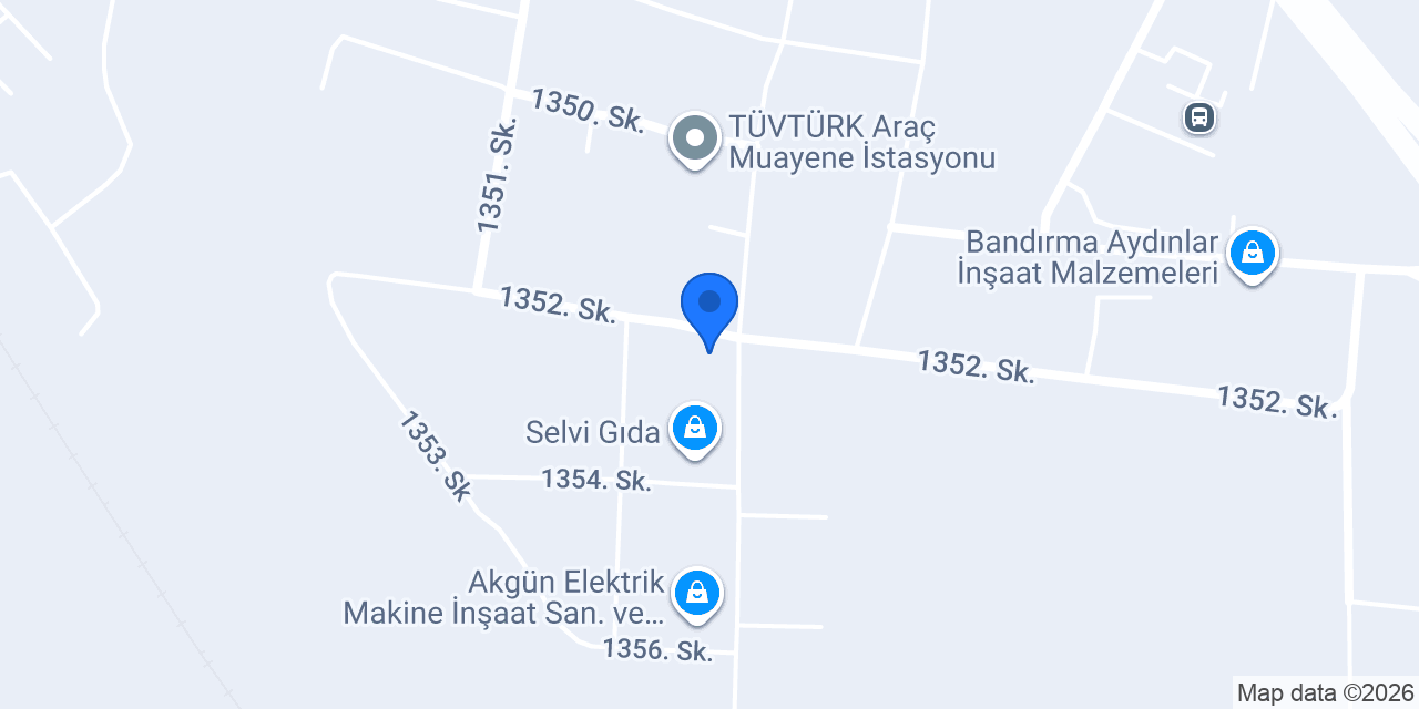 Tüvtürk Randevu konumu