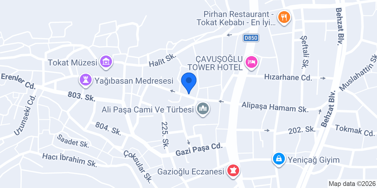 Kara Fırın konumu