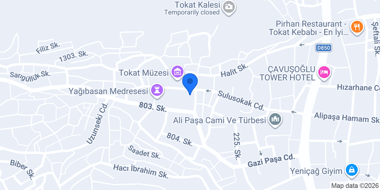 Müze Kafe Restoran konumu