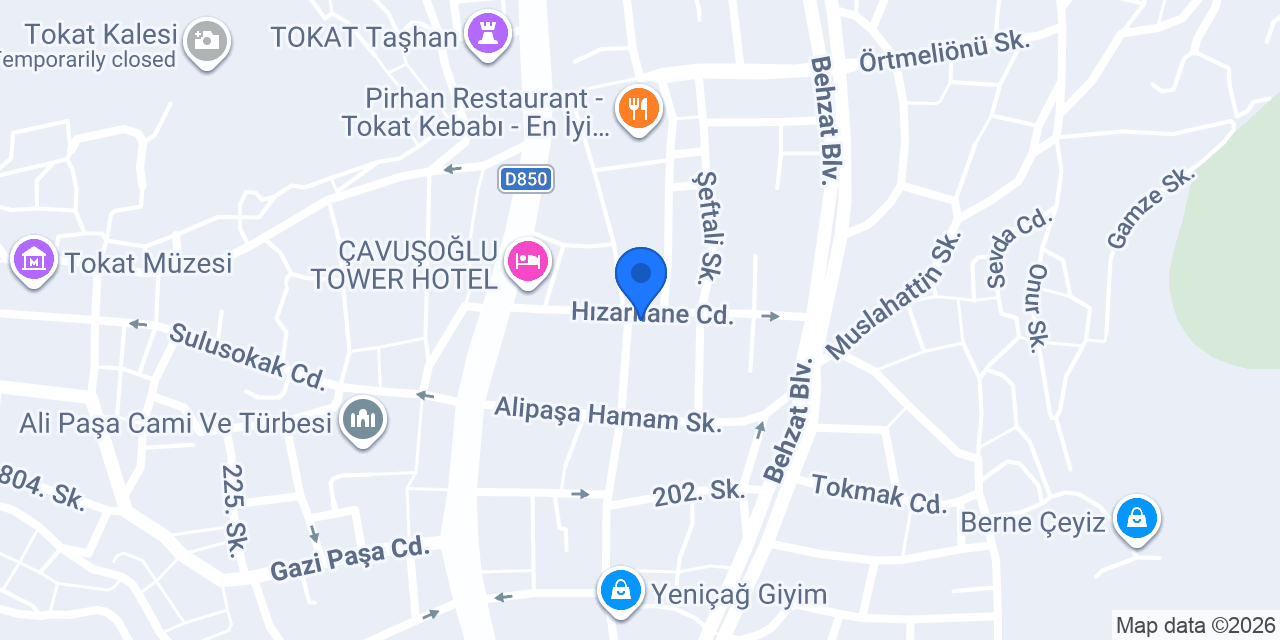 Yücel Collection konumu