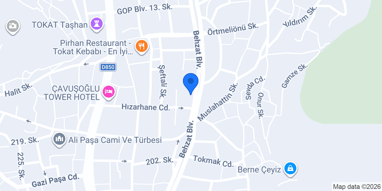 Ateşler Mobilya konumu