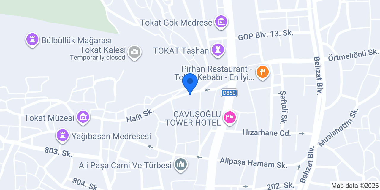 Funda Danışmanlık Tokat konumu