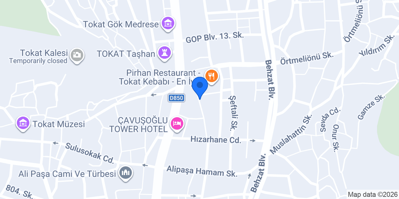 İşeri Mobilya konumu