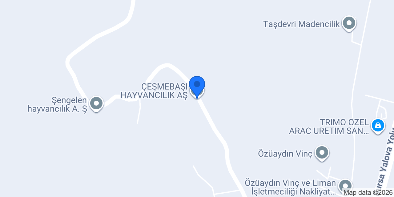 ÇEŞMEBAŞI HAYVANCILIK AŞ konumu