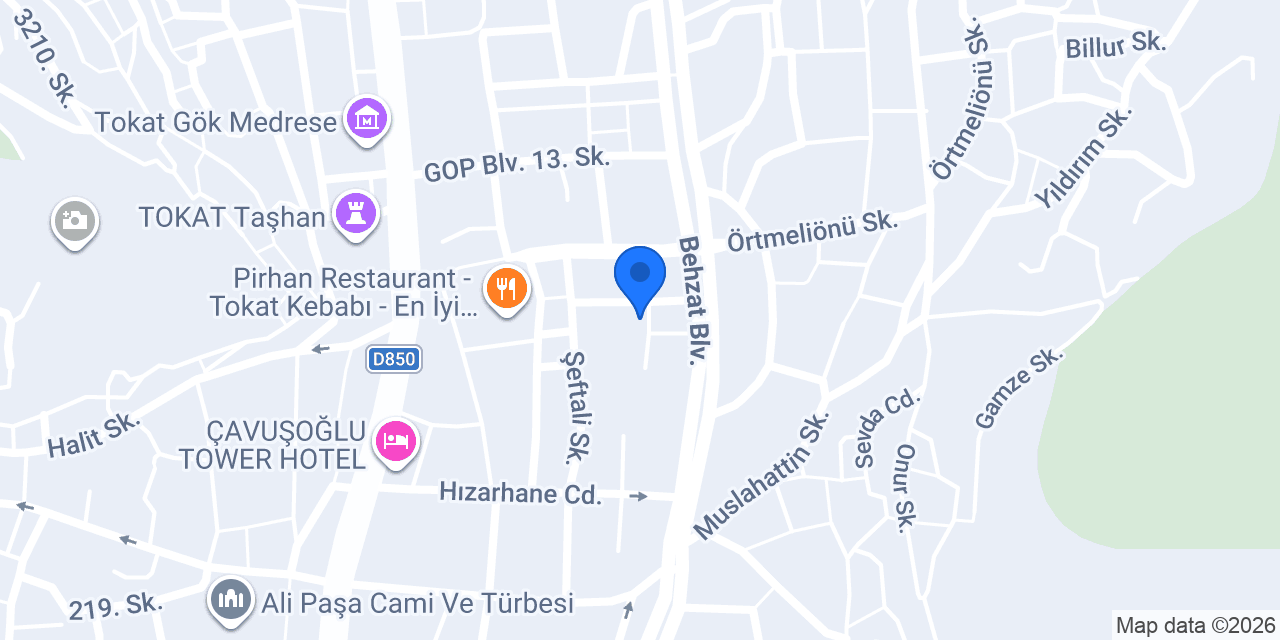 Çevik Veteriner Kliniği konumu
